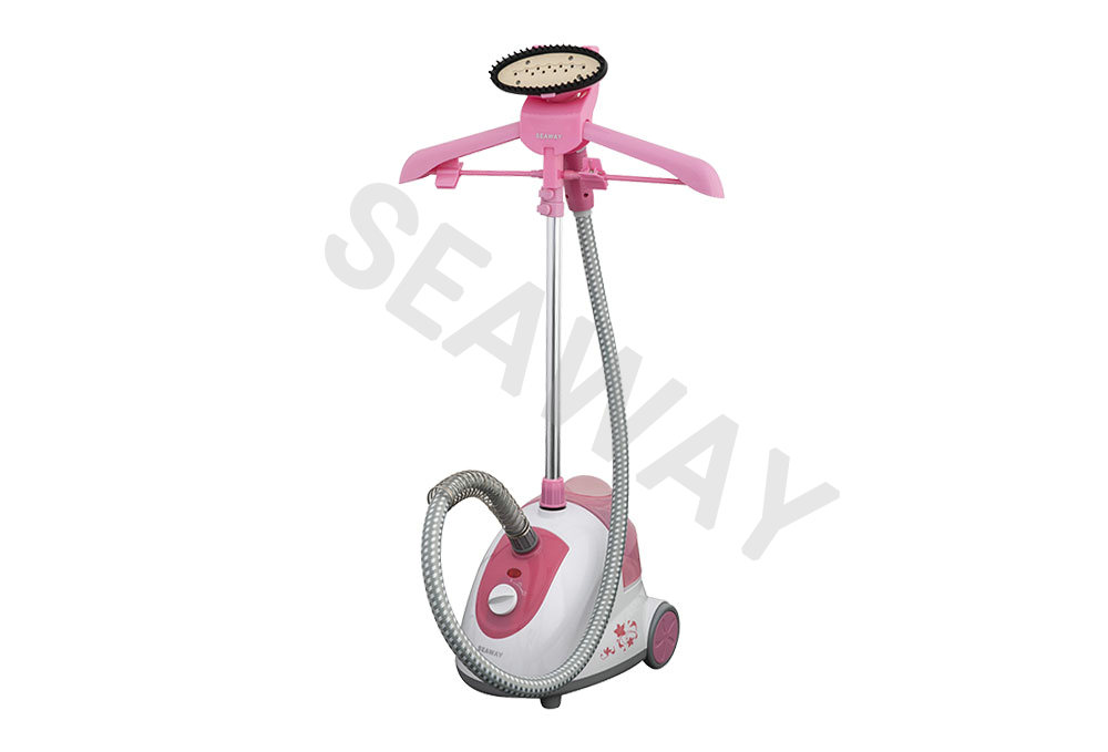 SWS-801 1500W Rolling Casters Untuk Mobiliti Stand Garment Steamer