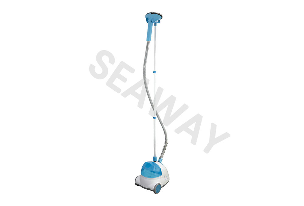 Reka Bentuk Teleskopik SWS-807 1500W Untuk Steamer Garment Stand Compact Storage