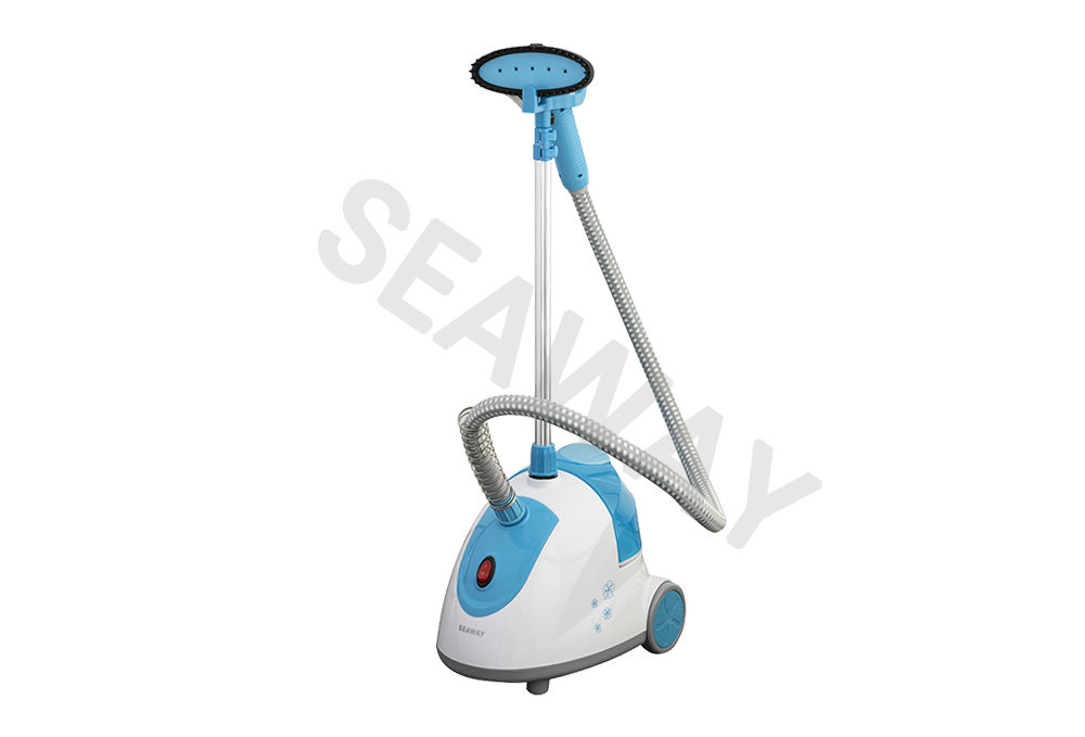 Reka Bentuk Teleskopik SWS-807 1500W Untuk Steamer Garment Stand Compact Storage